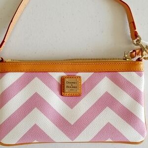 Chevron Dooney & Bourke Wristlet/small purse